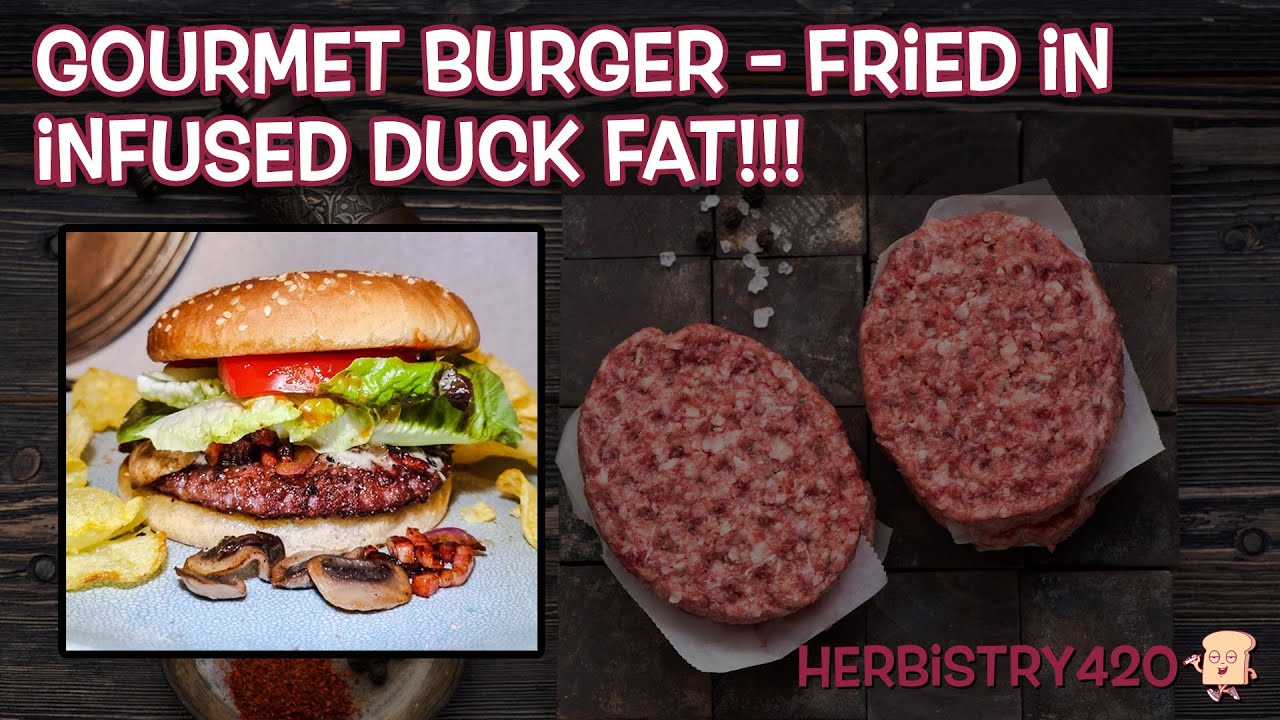Gourmet Burger Infused Duck Fat Recipe: 5 Gourmet Toppings