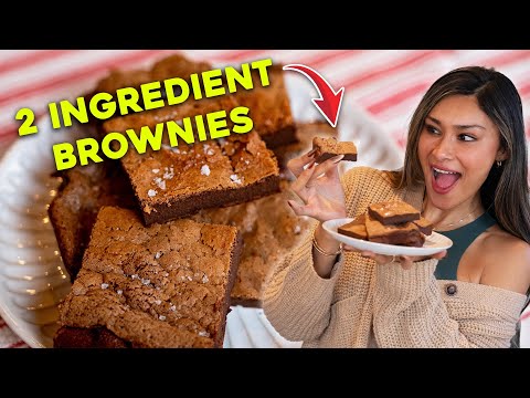 2 INGREDIENT BROWNIES! Low Carb, Keto, Gluten Free