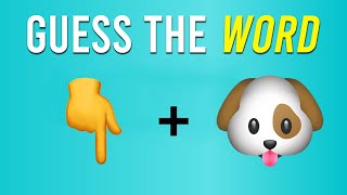 Can You Guess The WORD by Emoji? Emoji Quiz Challenge