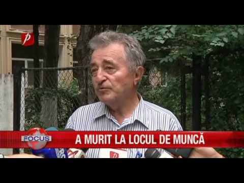 A MURIT LA LOCUL DE MUNCĂ