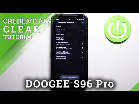 How to Clear Credentials on DOOGEE S96 Pro – Remove All Credentials