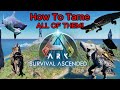 How To Tame ALL CURRENT ARK ADDITIONS CREATURES (Simple and quick guide)