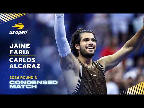Jaime Faria vs. Carlos Alcaraz Condensed Match | 2026 US Open Round 2