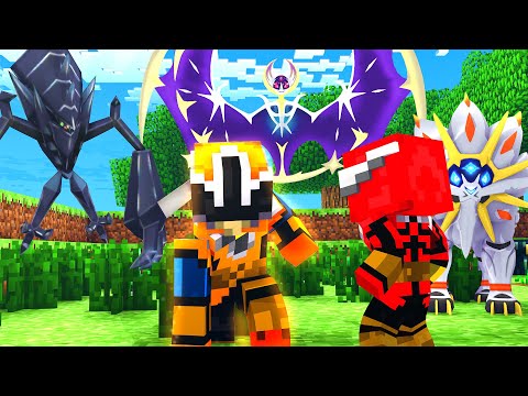 Minecraft : Power Rangers POKEMON - SOL E LUA, O NOVO RANGER LUNALA E SOLGALEO 6