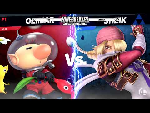 Syco (Olimar) vs SPiRiTED (Sheik/Mewtwo) | Winners Finals | Zonebreaker #16