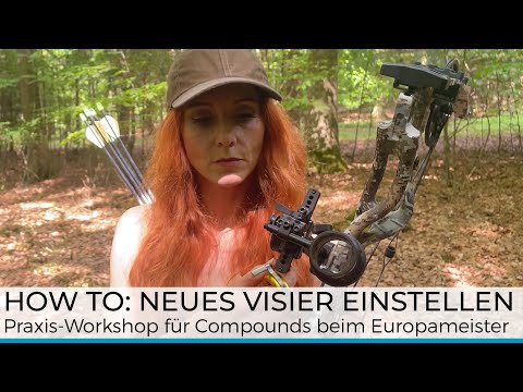 How to: Visier einstellen am Compoundbogen - Ausschießen der Entfernungen - Workshop 3D