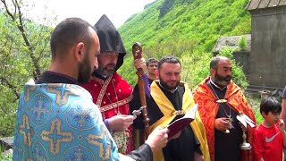 Օծվեց Քոբայրավանքի զանգակատան գմբեթի խաչը