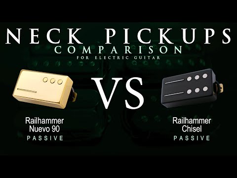 Railhammer NUEVO 90 vs CHISEL - Neck Guitar Pickup Comparison Tone Demo