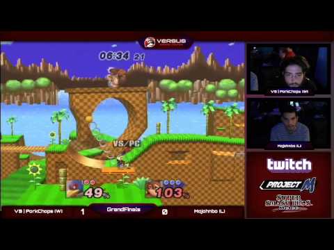 VS Weekly 01/07/15 - Grand Finals - VS|PorkChops (Falco/Fox) vs Mojohnbo (DK) - ProjectM