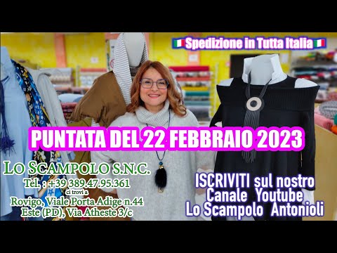 Puntata N.95 🎥  LO SCAMPOLO - Tessuti Sartoriali e Abbigliamento Moda 🇮🇹 ABILMENTE VICENZA 2023