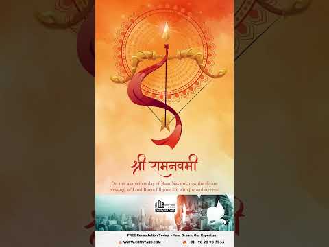 🙏 Wishing you and your family a blessed and joyful Ram Navami🙏 | Consyard Homes | Dream Home Partner