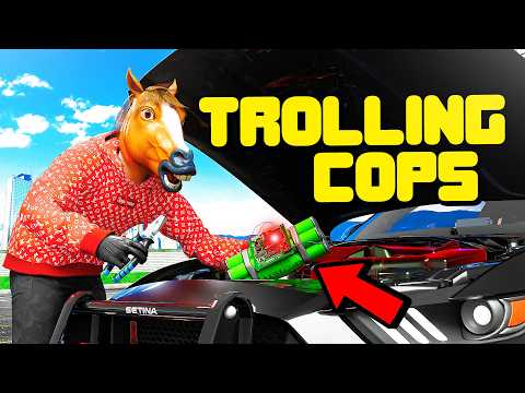 Destroying Every Cop Car In GTA 5 RP