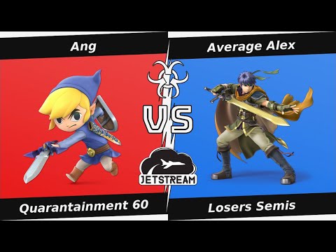Quarantainment 60 Losers Semis - Ang (Toon Link) Vs Average Alex (Ike) - SSBU