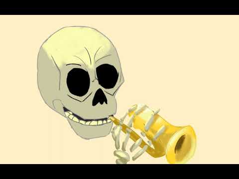Day 277 Toot Toot Skeleton. SPOOKY TIME!!