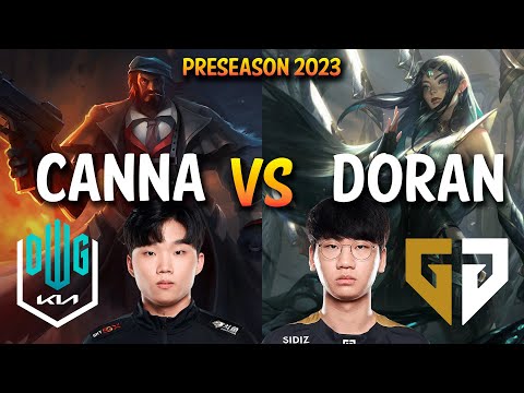 DK Canna vs Gen Doran - GRAVES vs IRELIA Top - KR Ranked