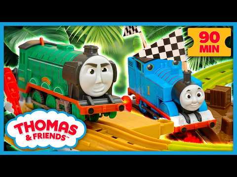 Thomas Chases Down the Flying Scotsman! | Thomas & Friends: Watch Out Thomas! | 90 Minutes! - Kids TV Series, Kingdom Kids Zone - Thomas & Friends
