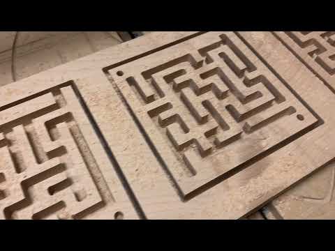 The impossible maze box cut with my Onefinity CNC
