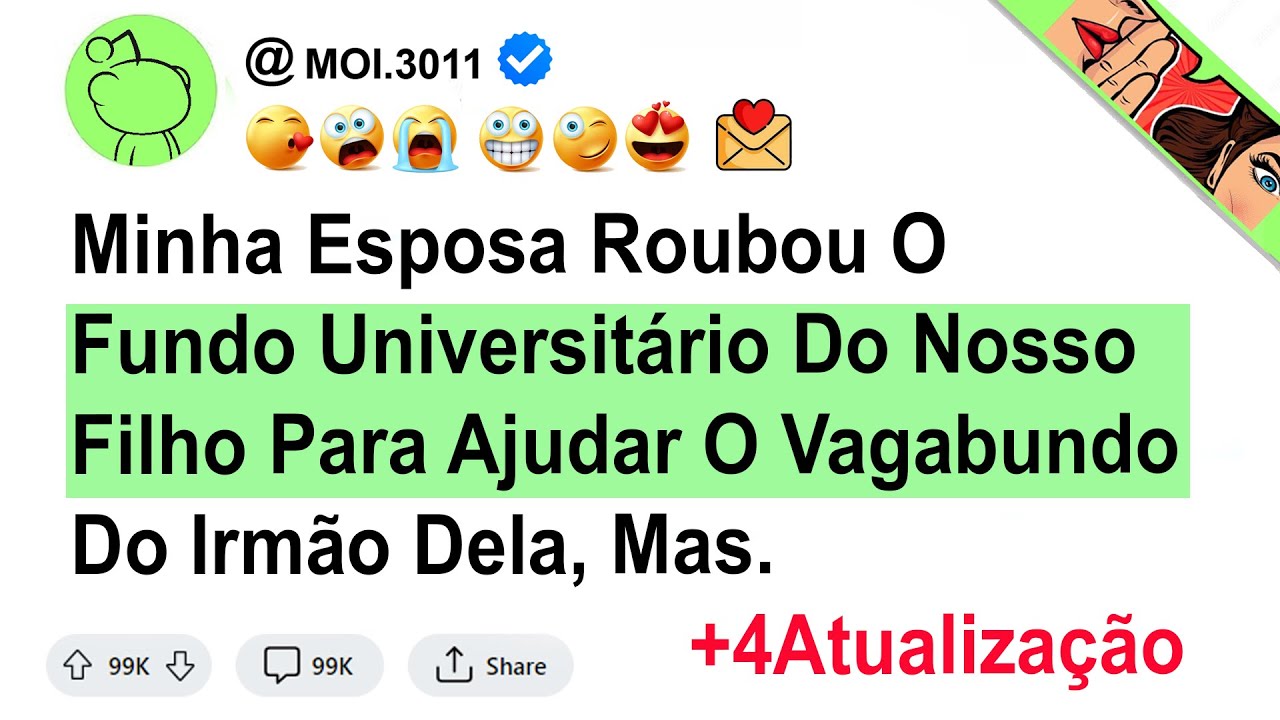 História1.Minha Esposa Roubou O Fundo Universitário Do Nosso Filho Para Ajudar O Vagabundo Do...
