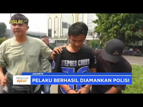 POLRESTRO JAKPUS AMANKAN PELAKU PENCOPETAN DI KAWASAN PASAR SENEN