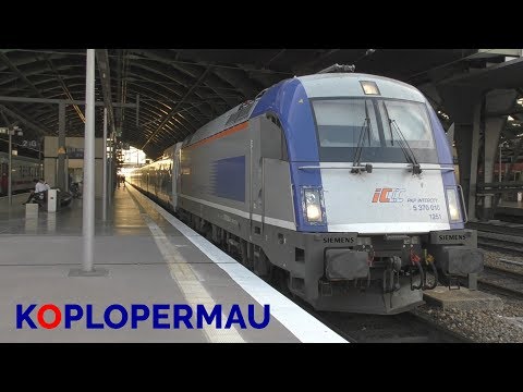 RARE: Paris-Moscow Express departs from Berlin Ostbahnhof!