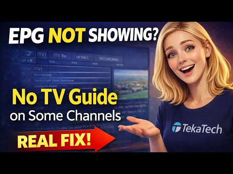 EPG Not Showing? Why Some IPTV Channels Have No TV Guide (Real Fix Explained)