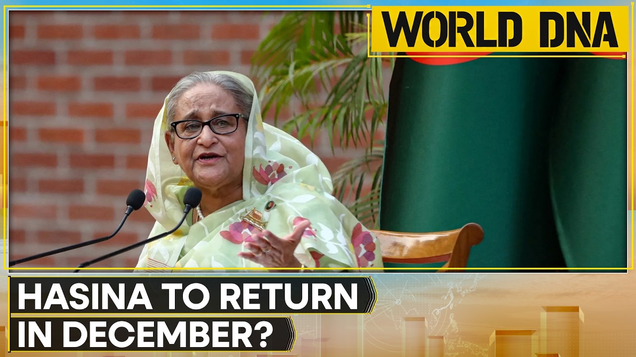 Sheikh Hasina Vows Return to Bangladesh by December Despite Death Threat Fears | WION World DNA