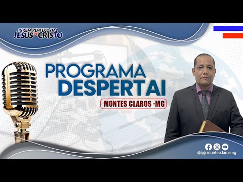 Programa Despertai | Ao Vivo | Quinta-Feira 04/12/2025  |IPJC Montes Claros