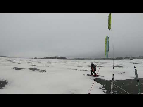 snowkiting Kvicksund 27 dec 2021