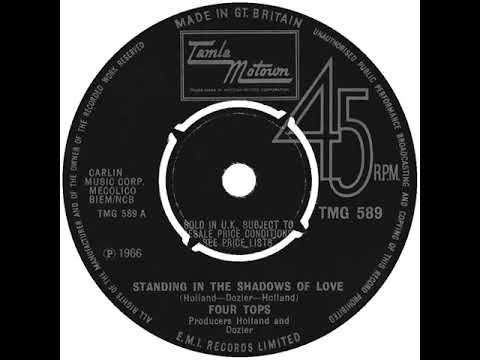 UK New Entry 1967 (8) Four Tops - Standing In The Shadows Of Love
