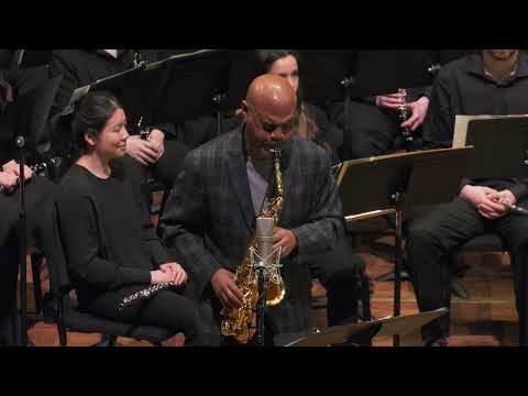 UMich Symphony Band - Billy Childs - Concerto for Saxophone (2025) consortium premiere