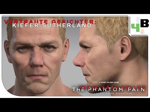 Vertraute Gesichter [02] Metal Gear Solid V - Kiefer Sutherland ♦ MGS V Character Creation