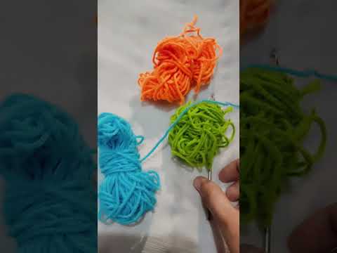 How to make flower with yarn Crochet |🌸