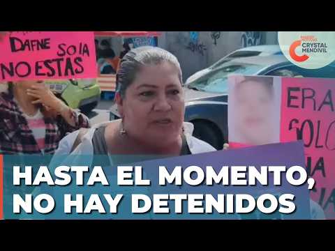 ¡Justicia para Dafne! Bloquean Fiscalía en Tamaulipas exigiendo la captura de los responsables