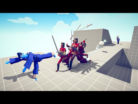 TAEKWONDO & SNOWMAN vs 6 EVERY UNITS | TABS - Totally Accurate Battle Simulator