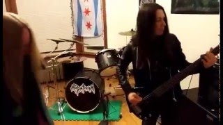 Genocide (Grave cover) plus blanket (bass / vocals)