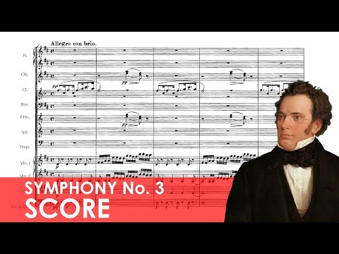SCHUBERT Symphony No. 3 in D major (D.200) Score