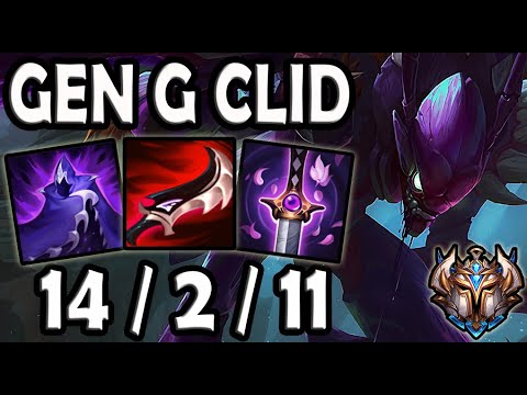 Khazix JUNGLE vs Kayn [ Gen G Clid ] Korea Ranked ✅