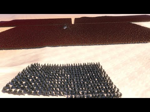 1.000 Modern Soldiers defend the Hill from 50.000 Spartans - Ultimate Epic Battle Simulator