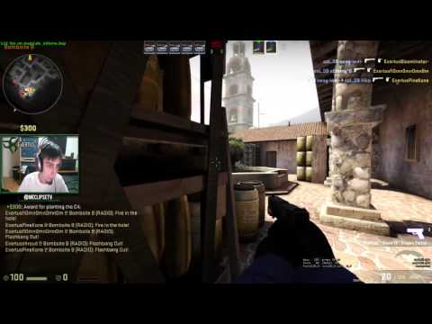 1v5 4k Inferno ESEA SCRIM!