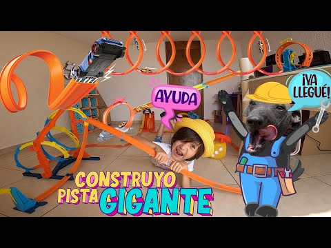 CONSTRUYO una Gigapista que Recorre TODA mi CASA