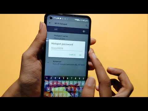 Nokia 5.4 Hotspot password setting | how to change hotspot password | set hotspot password