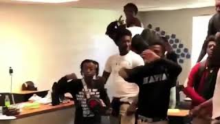 Lil reek turning up in school