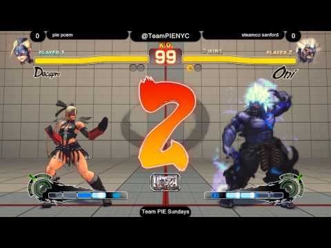 USF4 @ Team PIE Sundays - PIE PoeM (Decapre) vs SteamCo Sanford (Oni)