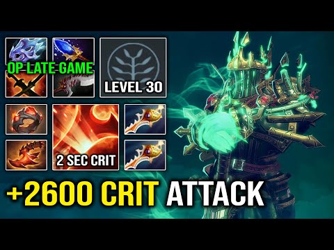 WTF 2600 Crit Damage OP Giant's Ring + Rapier Wraith King 138K Damage Super Late Game Carry Dota 2