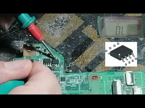 how to test mosfet  using multimeter
