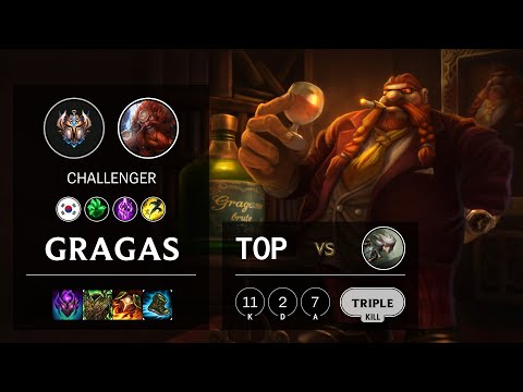 Gragas Top vs Camille - KR Challenger Patch 10.16