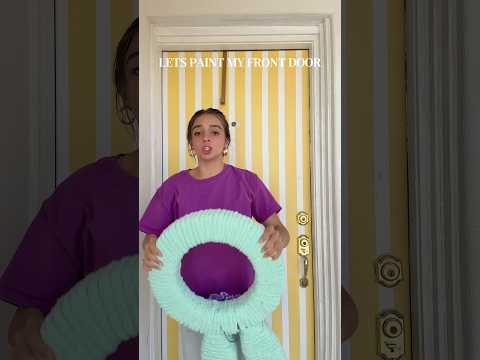 PAINT MY FRONT DOOR W ME FOR MOTHERS DAY!! 🌻🌷 #diyproject #mothersday