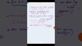 GÜNLÜK ALMANCA #almancaöğreniyorum #deutschkurs #almanca #tyt #yks #almancakonuşma #a1almanca