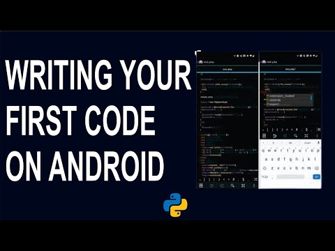 First Python Program In Android Hello World Code In Android