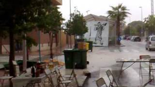 preview picture of video 'Contrabandistas Muchamiel Dia de los Borrachos 2009 pasados por agua'